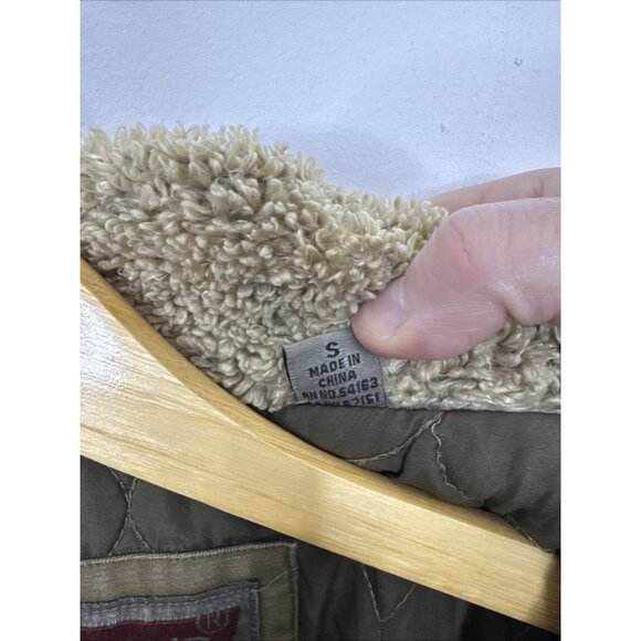 Levi’s Canvas Jacket Men S Khaki Pantina Military Cargo Utility - Picture 7 of 8